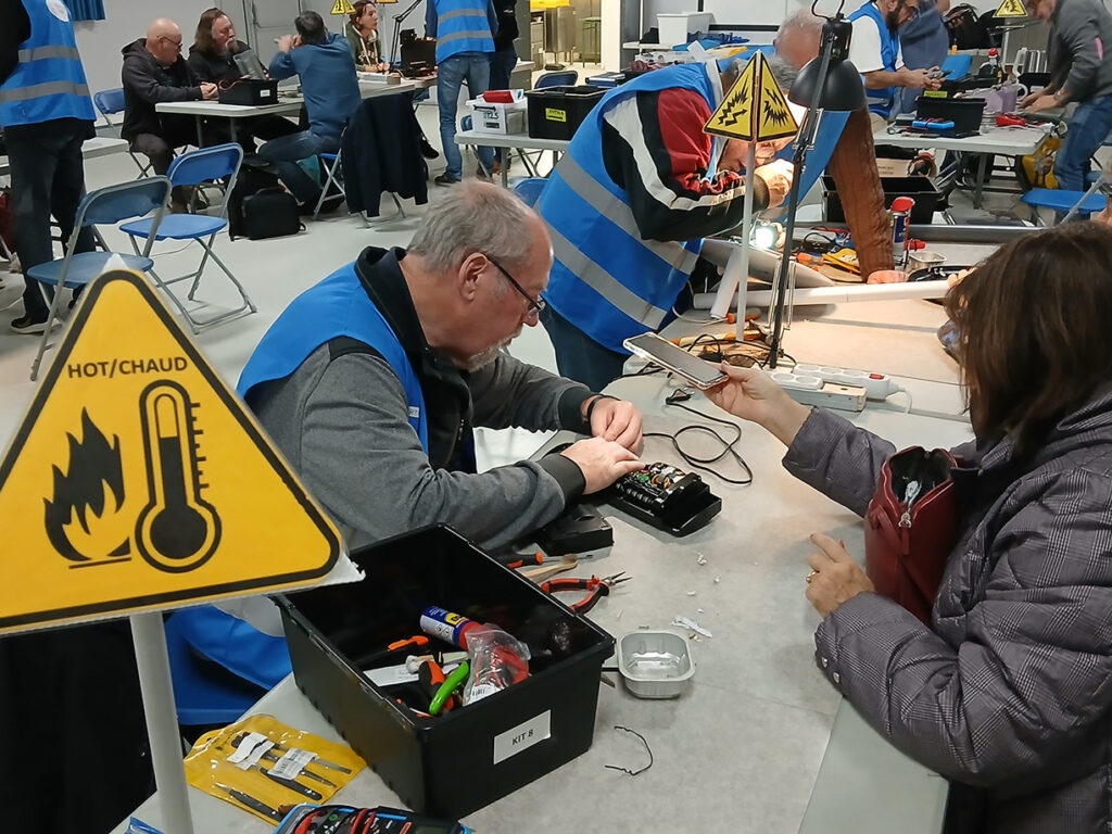 Repair café Pibrac, séance du 8 dec. 2025