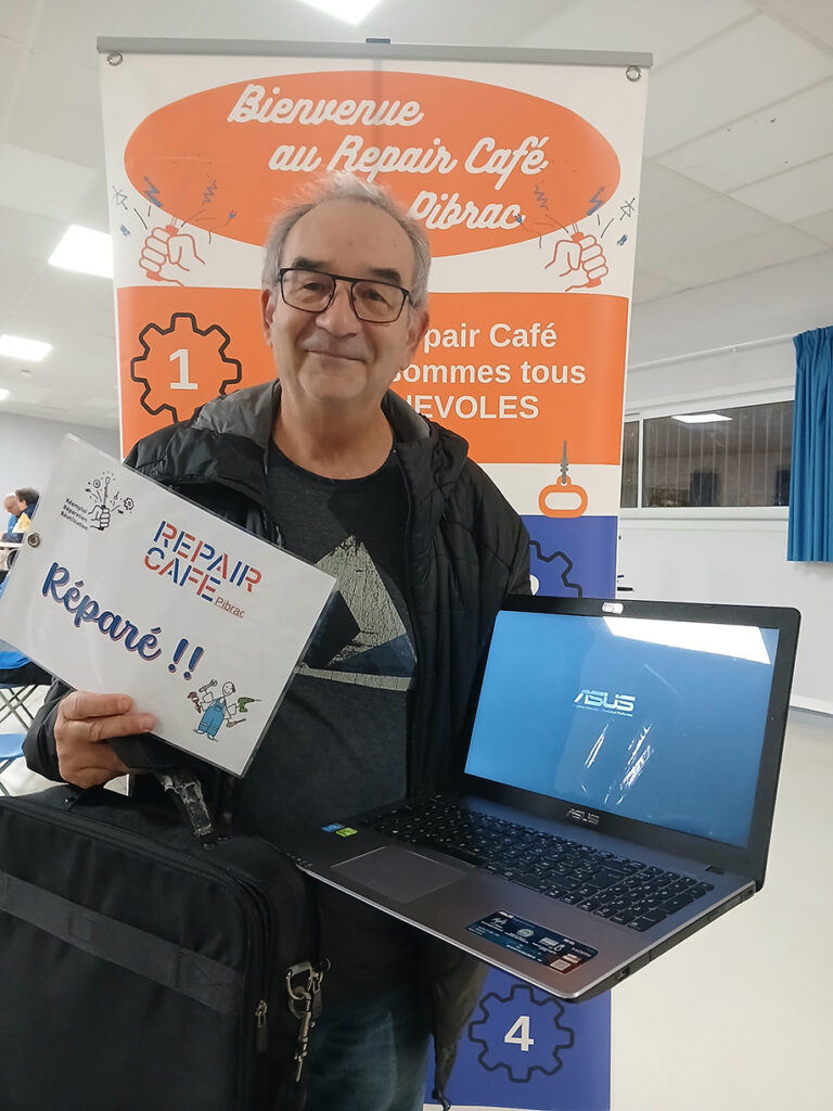 Repair café Pibrac, séance du 8 dec. 2025